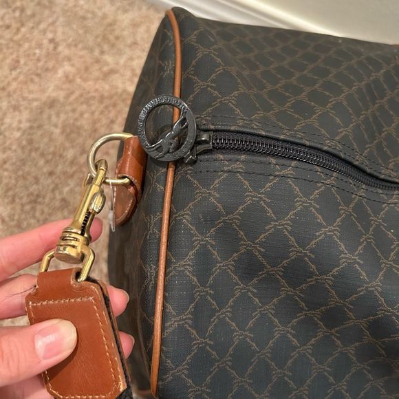 LongChamp vintage Weekender Bag Leather. Like new condition - Picture 14 of 15